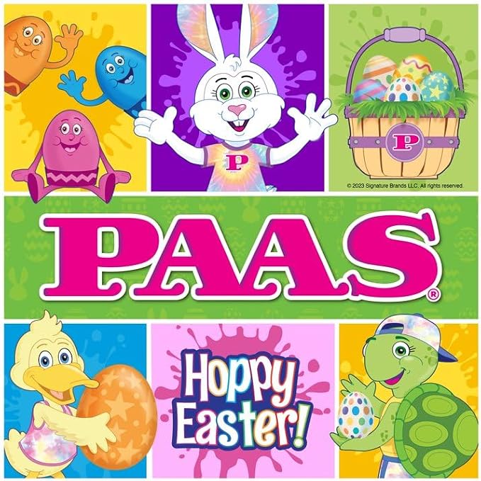 PAAS Deluxe Easter Egg Decorating Kit - America's Favorite Easter Tradition
