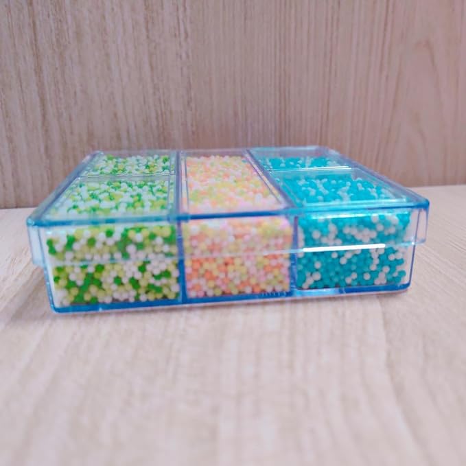 HeDeon&Rles 2mm Edible Colorful Pearls Sprinkles for Baking Caketopper Valentines St. Patrick's Day Easter Sprinkles Cake Decoration Birthday Wedding Caketopper