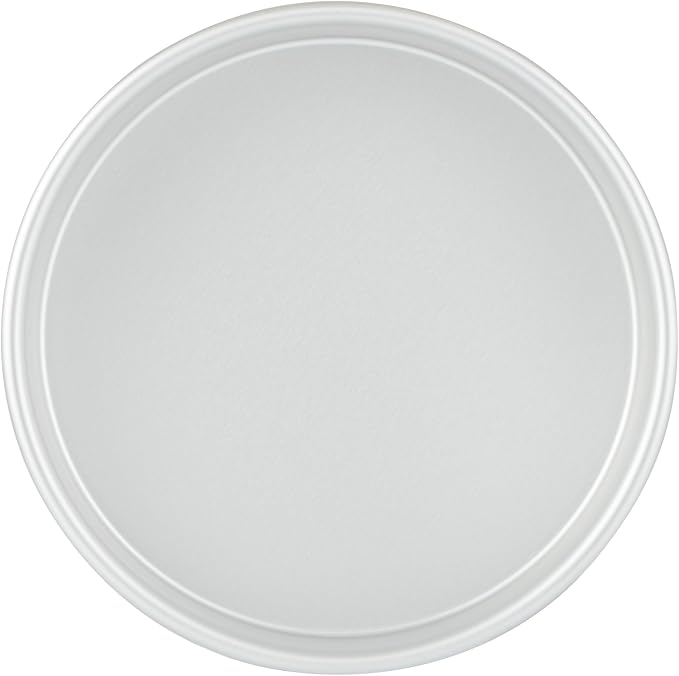 Restaurantware Aluminum Straight-Sided Cake Pan - Pack of 1 - Met Lux 8 x 2 Inches Round Baking Tin, Greaseproof, Even-Heating, Freezable - Anodized Aluminum Round Cake Pan Ideal For Baking