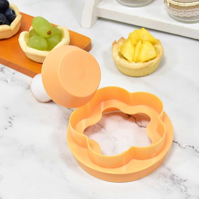 Egg Tart Molds, Mini Tart Shells, Dough press, Cheesecake Molds, Pie Crust, DIY Cake Tart Pan Mold baking tools for Egg Tart Shells,Pastry, Cheesecake, Pie and Dessert Baking