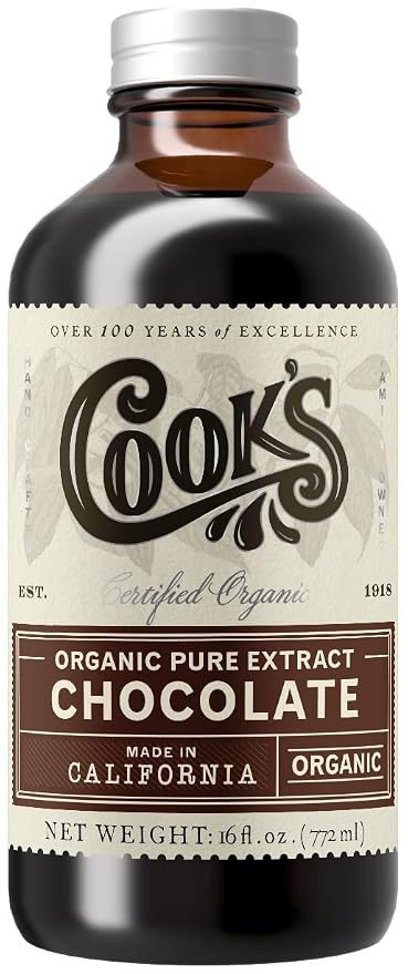 Cook's Organic Chocolate Extract, 16 oz