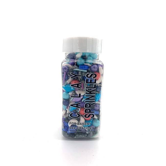 Galaxy Stars Universe Sugar Sprinkles Edible Cake Cookie Cupcake IceCream Donut Decoration Cake Topper 3.4oz