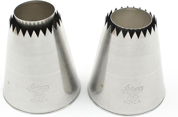 Ateco Sultan Tube (Protruding Cone), Silver (796)