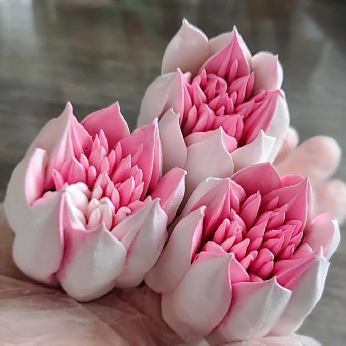 1 Piece Stainless Steel Extra Large Russian Tulip Flower Icing Tips,Pastry Frosting Piping Nozzles for Marshmallow Bouquet, Cake Decorating Piping TipsFlower Frosting Nozzles for Decorating