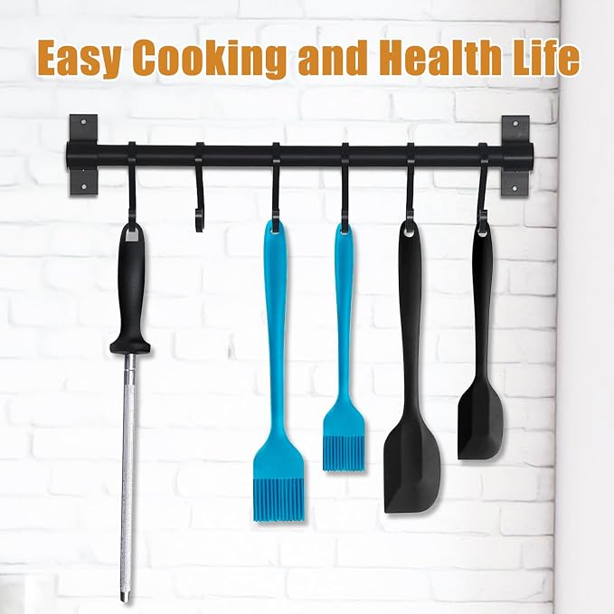 Silicone Basting Brush 2 Pcs Pastry Brush for Oil, BBQ, Grill, Sauce Baking Cooking, Dishwasher Safe (Blue)