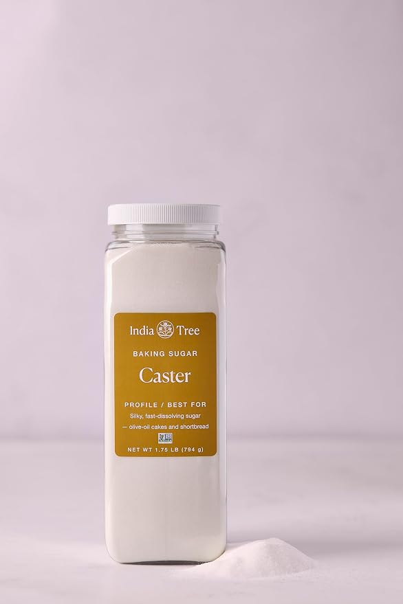 India Tree Superfine Caster Cane Sugar, 1.75 lb Pantry Pak