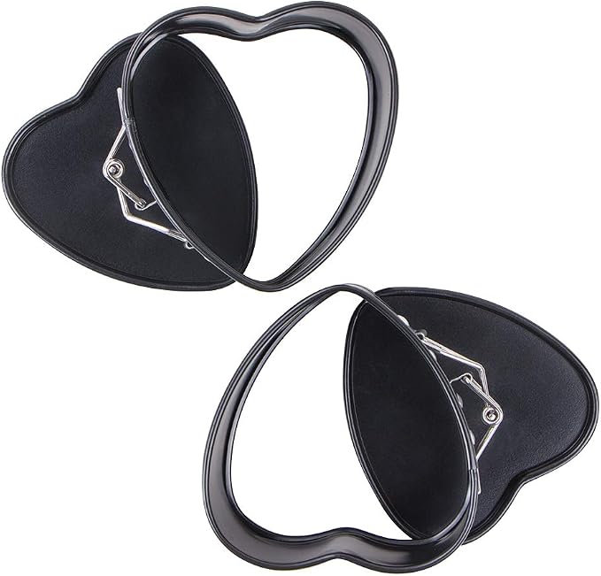 Webake Springform Pan 4 inch Heart Shape Mini Cheesecake Pan Set of 2, Cake Pan Heart Baking Molds Accessories of Instapot, Pressure Cooker, Air Fryer & Christmas, Valentine's Day Baking
