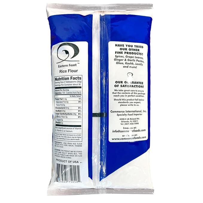 Eastern Feast - Rice Flour, 907g (32 OZ), Product of USA