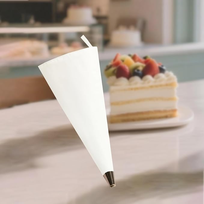 14-Inch Reusable Pastry Piping Bags 4-Pack for Cake Decorating Cotton Cloth
