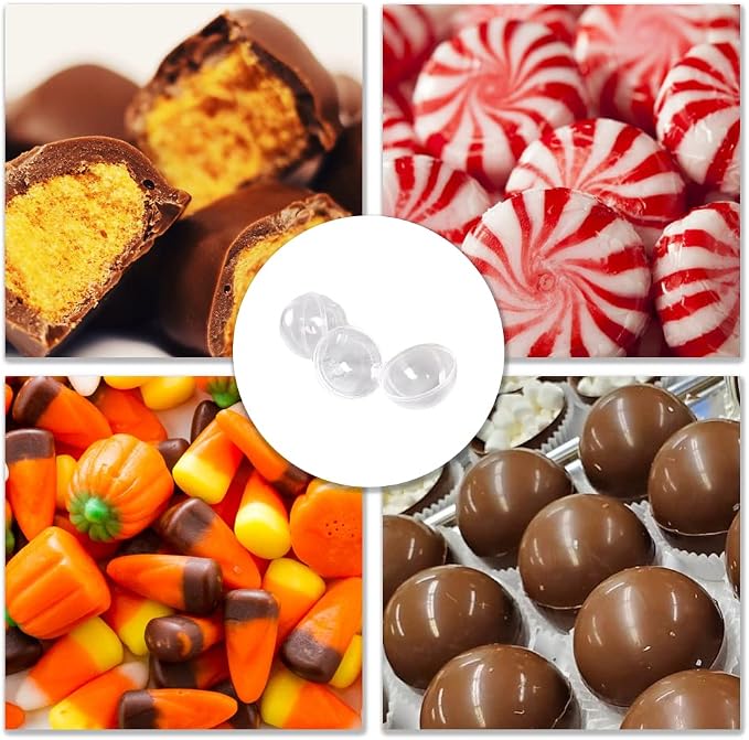 30 Pcs Chocolate Box Holders Clear Plastic Cupcake Cover Party Supplies for Packaging Candy and Chocolate
