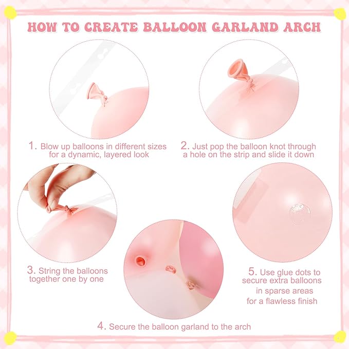 Pink and Yellow Balloon Arch Kit Pastel Pink Light Pink Yellow Sand White Balloons for Birthday Baby Shower Bridal Shower Wedding Bee Bear Themed Party Decorations