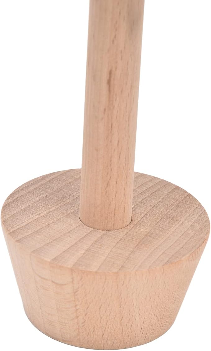 Wooden Tart Tamper, Double Side Pie Pastry Dough Tamper Egg Tart Pan Baking Tool for DIY Cheesecakes Dessert Baking