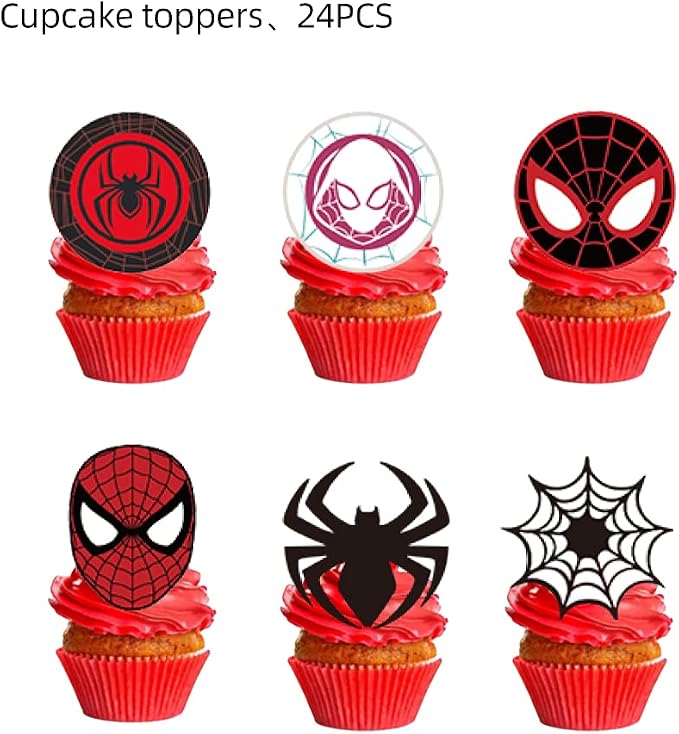 25PCS Cake Toppers Cupcake Toppers Cake Decorations Birthday Party Supplies Decorations (Style 5)