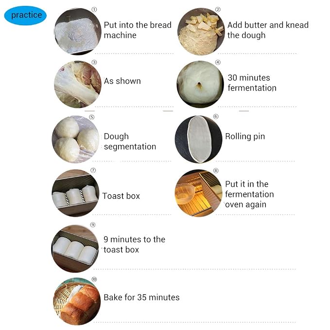 JTLB Bread Enhancer, 50 g, Dry Yeast, Accompanying Filler, Baking Accessories for the Kitchen (As Shown)