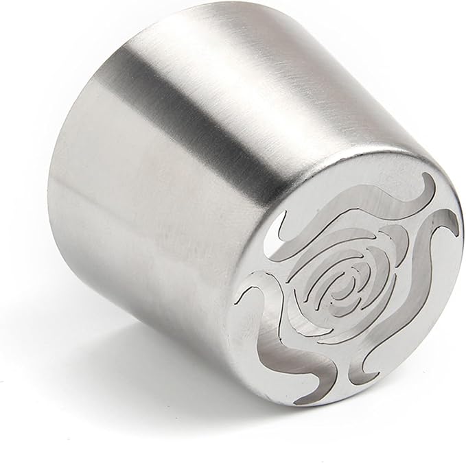 6Pack Extra Large Flower Russian Piping Tips Set, Stainless Steel Rose Tulip Icing Tips For Cake Decorating, Floral Piping Tips Flower Bouquet For Cookies Desserts Baking Tool(XXL,6A)