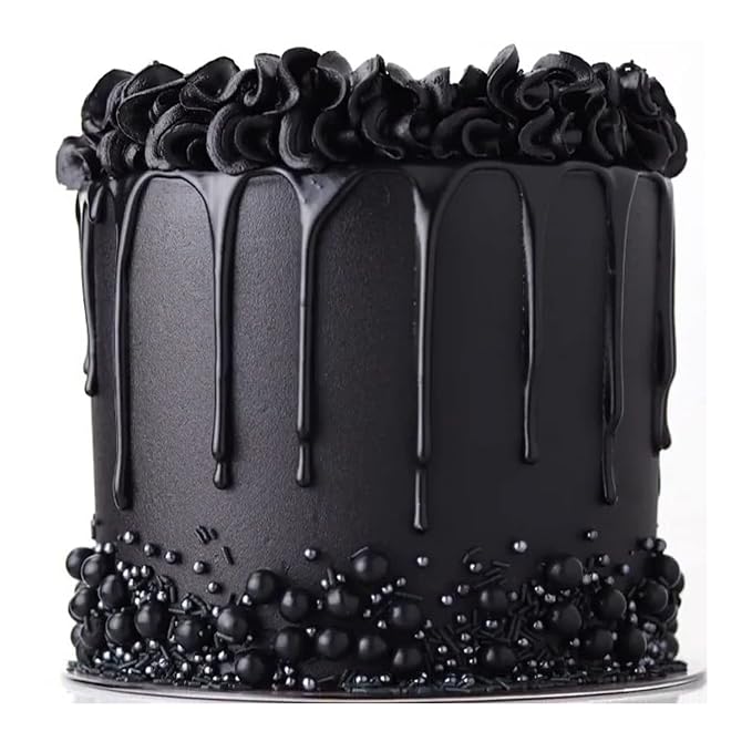 Black Sprinkles Edible Pearls Sugar Black Candy 4.2oz Idea Desserts Sprinkles Cake Decorations Cupcake Toppers Cookie Decorating Ice Cream Toppings Celebrations Shaker Jar Wedding