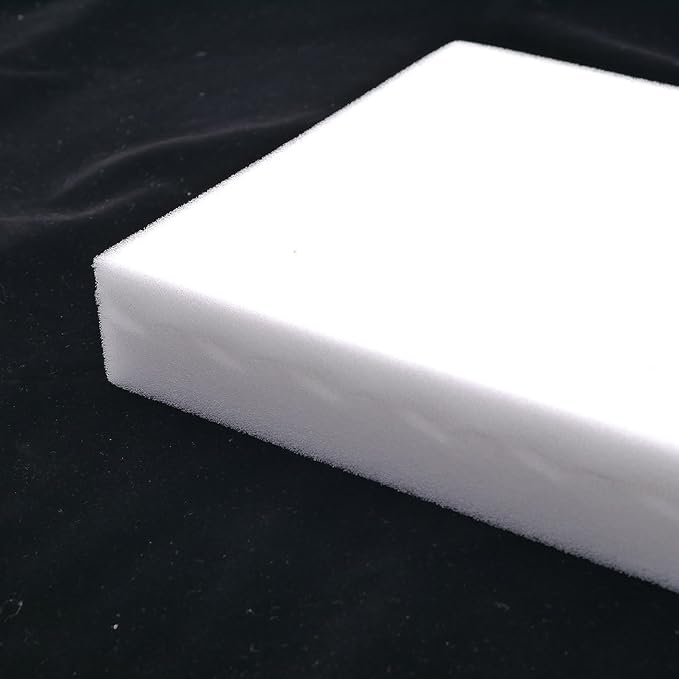 2 Pcs Fondant Shaping Sponge Pad Sugar Flower Gum Paste Modeling Foam Tray Wave Sponge Mat Cake Decorating Tools by EORTA for Kitchen Baking Sugarcraft DIY, White