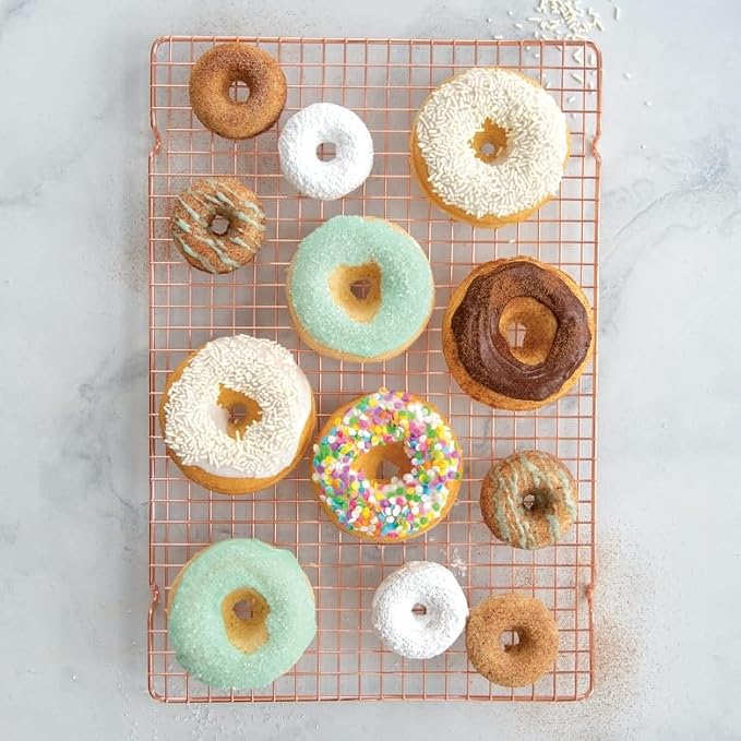 Nordic Ware Formed Classic Donut Pan, 6 Cavities, Twilight Blue