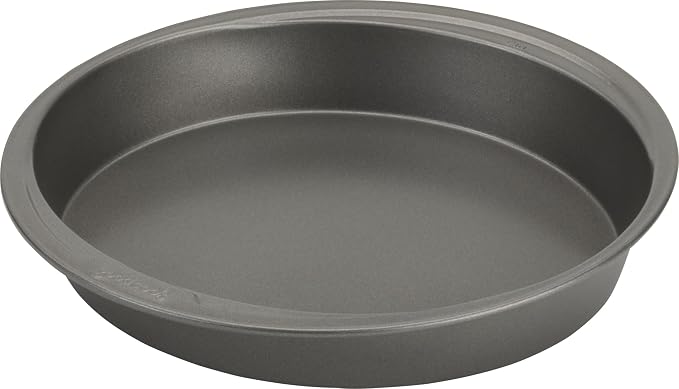 GoodCook Everyday Nonstick Steel Round Cake Pan, 9-Inch, Gray