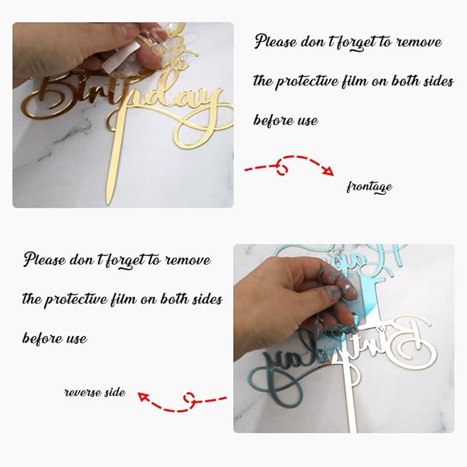 Happy 85th Birthday Cake Topper,Mirrored Gold Acrylic Birthday Topper for Cheers to 85 Years Birthday/Anniversary Party Decoration Ideas, Perfect Keepsake for your family and friends(85th)