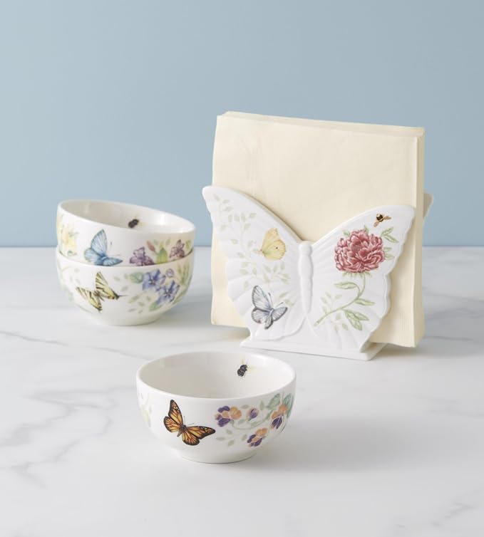 Lenox 890449 Butterfly Meadow Kitchen 3-Piece Mini Bowl Set