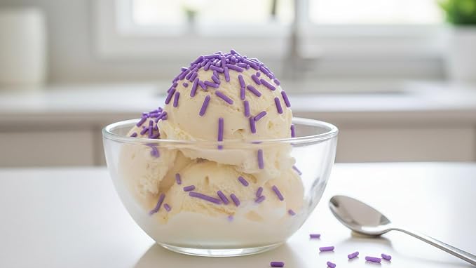 NCS Purple Jimmies Edible Sprinkles – Cupcake, Cake & Cookie Decorations, 7 oz