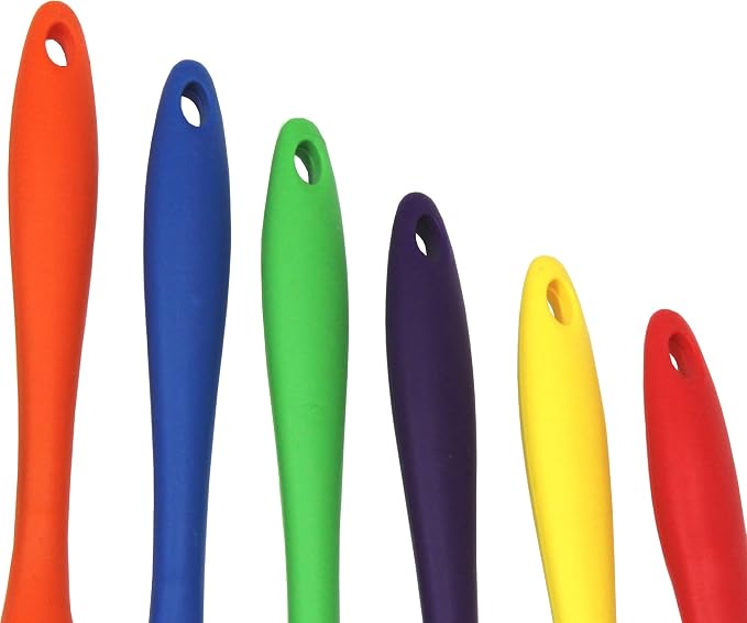 Chef Craft Premium Silicone Spoon Spatula, 11.5 inch, Red