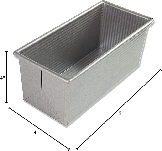 USA Pan Bakeware Pullman Loaf Pan, Small (Pack of 6)