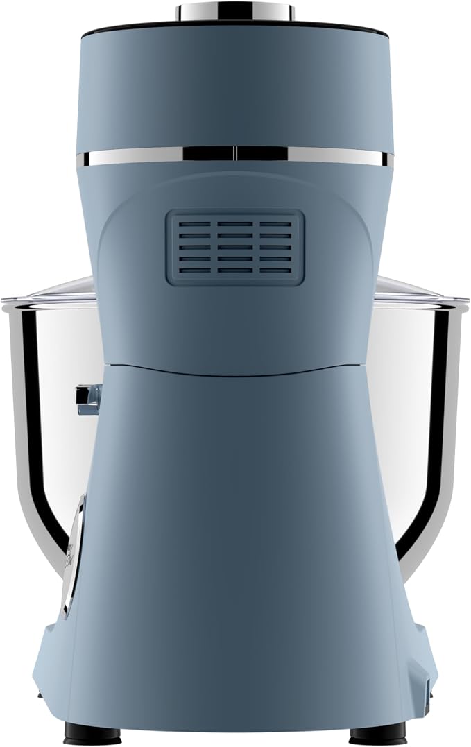 Magnavox Home, 6.3 qt Digital Touchscreen Stand Mixer, 11 Speeds, Blue