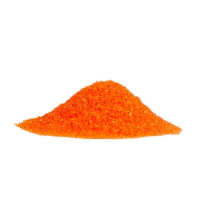 O’Creme Sugar Crystals - Coarse Sugar for Cookie Decorating - Eye-Catching Sugar Crystals – Coarse Sugar for Unique Cake Toppings, Cupcakes and Cookies – Ideal Decoration Solution - 10 Ounce Orange