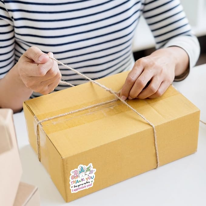 Easter Thank You Business Stickers, Happy Easter If You Love It Stickers for Small Business Handmade Envelope Packaging Package, 200 PCS