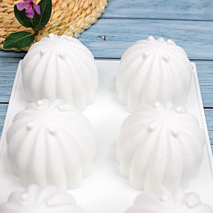 mostsom DIY Succulent Cactus Silicone Molds Non-stick Chocolate Candy Molds Gummy Molds For Chocolate Mould (Cactus J1_11.88x6.88x2.12inch)