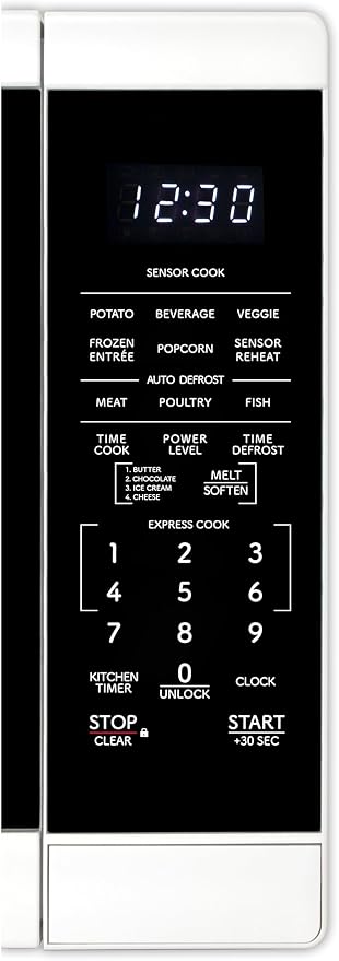 SHARP Countertop Microwave Oven with Removable 12.4" Carousel Turntable, 1100 Watt, 1.4 Cubic Feet, White