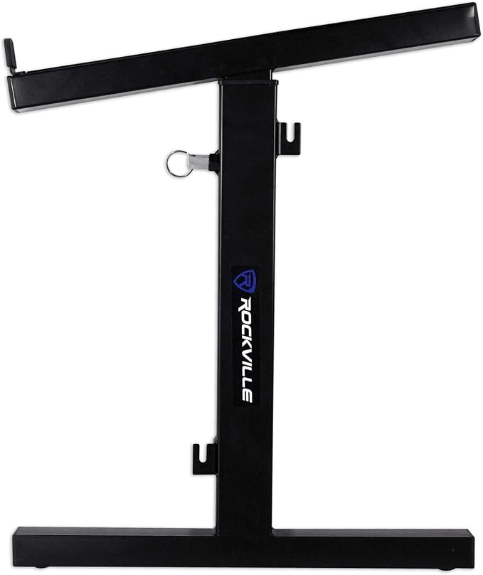 Rockville RXS20 Portable Mixer Stand - Folds Flat - Adjustable Height & Width!
