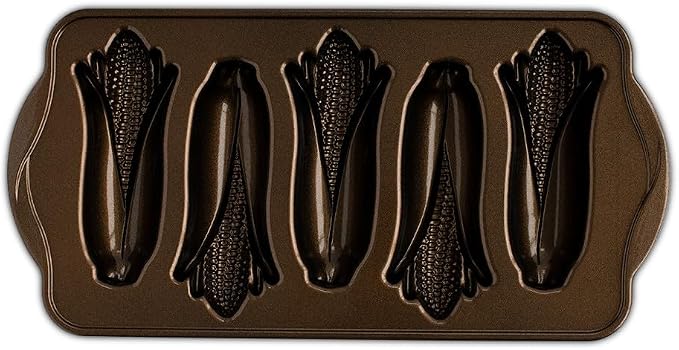 Nordic Ware Cornbread Corn Cakes Pan (Pack of 3)
