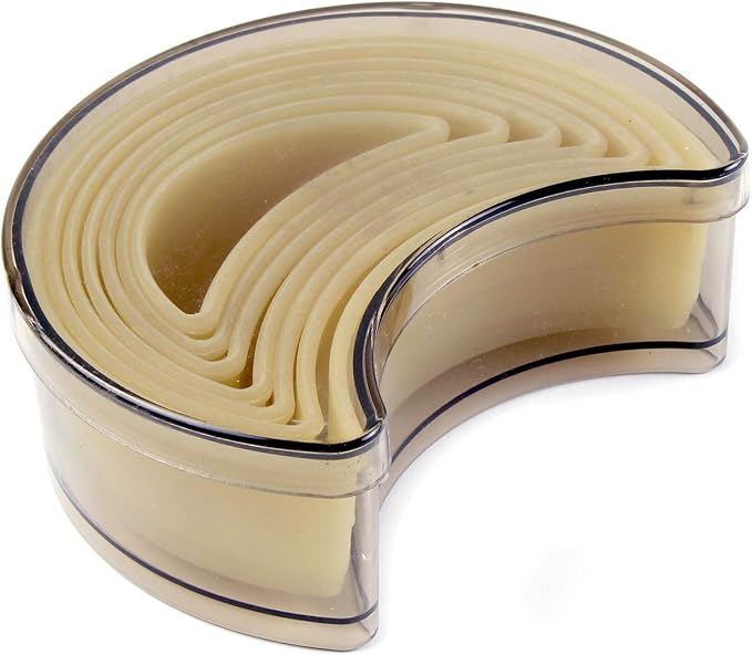 O'Creme Moon-Shaped Heat-Resistant Plastic Cutter in Seven Sizes, One of Each