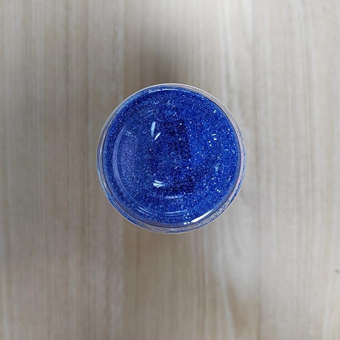 Blue Sanding Sugar Sprinkles, Edible Blue Sugar Crystals Sparkling Sprinkles Mix for Cake Decorating, Baking, Cookie, Cupcake, Ice Cream Topping 5 OZ
