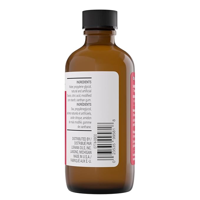 Lorann Oils Cherry Bakery Emulsion: Perfect for Enhancing Fruit Undertones in Baked Goods, Gluten-Free, Keto-Friendly, Cherry Extract Alternative Essential for Your Kitchen