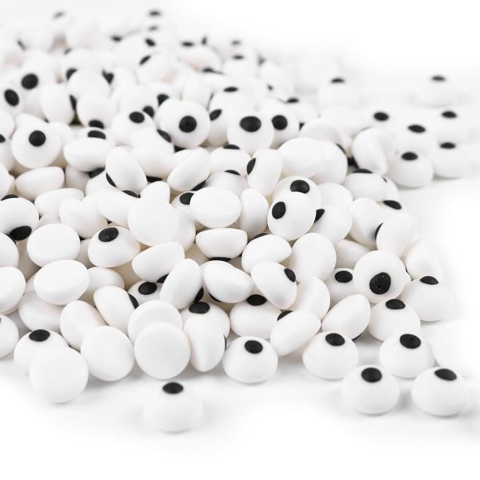 Candy Eyeballs Sprinkles 250 count Edible Eyes for Cake Decorating Cupcake, Cookies, Ice Cream Topper Cake Sprinkles Baking, Perfect for halloween Party, Christmas, New Year’S Eve, Easter (10mm Eyeballs)