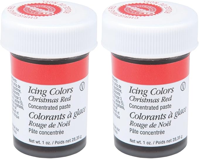 Wilton Christmas X-Mas Icing Color (Pack of 2)