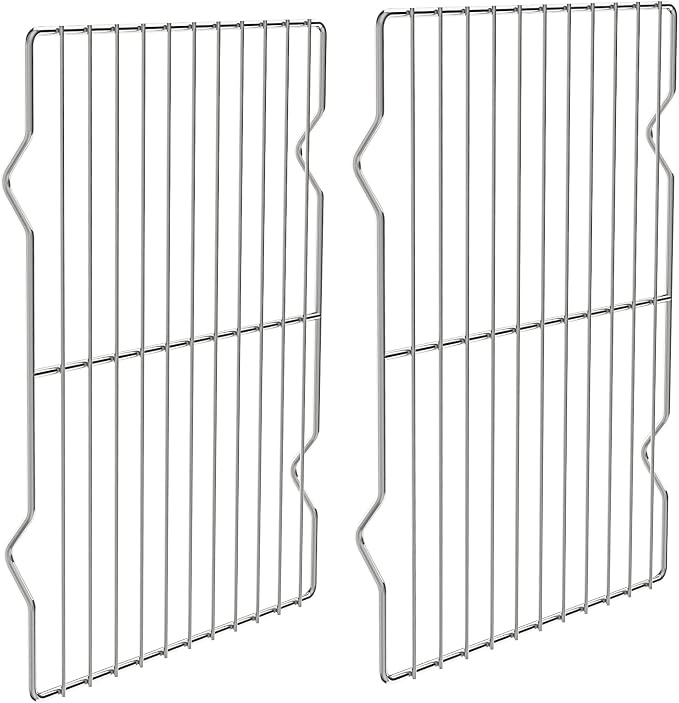 Adorila 2 Pack Cooling Rack for Baking, 8.3" x 11.4" Stainless Steel Grill Rack, Small Grid Baking Rack for Baking Cooking Roasting Oven