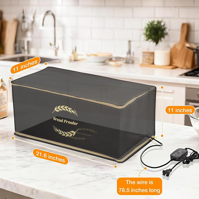 Sourdough Warming Mat with Bread Proofer Warming Box, Sourdough Heating Mat Used to Provide Sufficient Temperature for Bread Proofing, Sourdough Warming, Sourdough Heating, Dough Riser