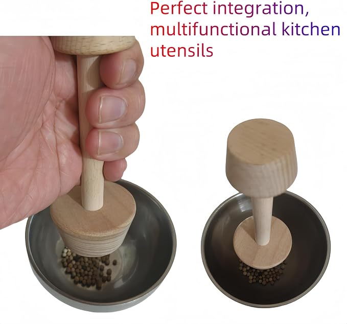 Wooden tart tamper Set Double Side Pastry Dough Tamper Egg Tarts Tamper Pastry Tools Kitchen Party Baking Tools