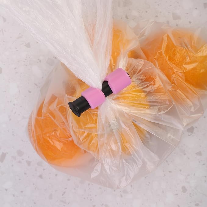 Mr. Pen- Squeeze and Lock Bread Bag Clips, 2.4 Inch, 8 Pack | Multicolor Squeeze Lock Clips, Reusable Bag Closures for Bread, Snacks, Coffee, Food Storage, Fits Thick and Thin Bags
