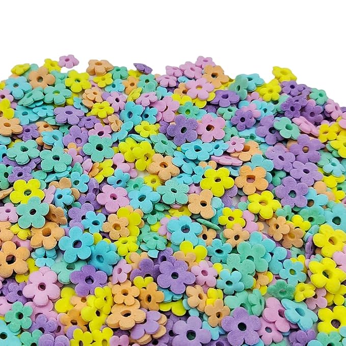 Eastron Edible Spring Flowers Sprinkles Flower Sprinkles for Cake Decorating Confetti Sprinkles for Cupcakes, Ice Cream, Cookies, Cakes, Donut Dessert Decoration
