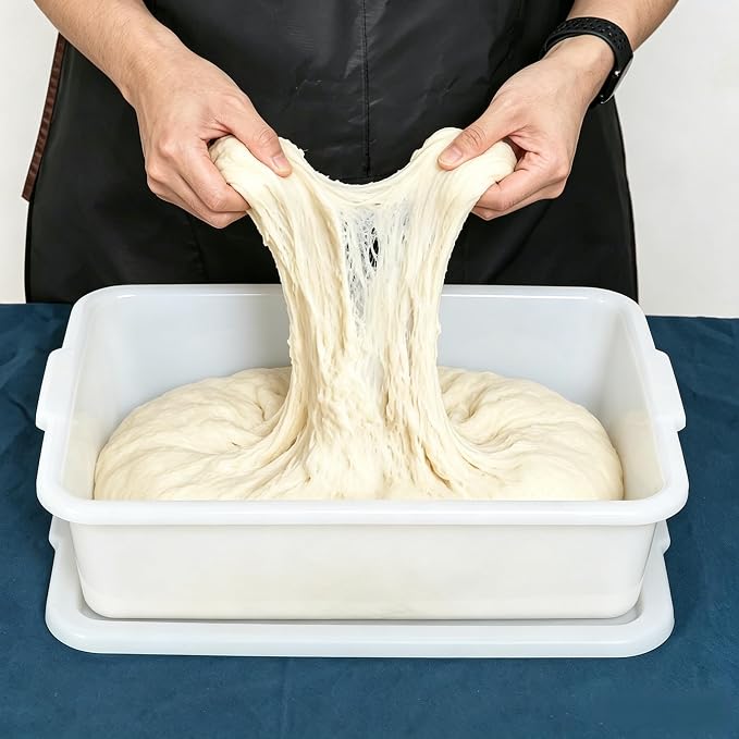 Pack of 3 Pizza Dough Proofing Box, Bread Proofing Box and Dough Container with Cover, BPA Free