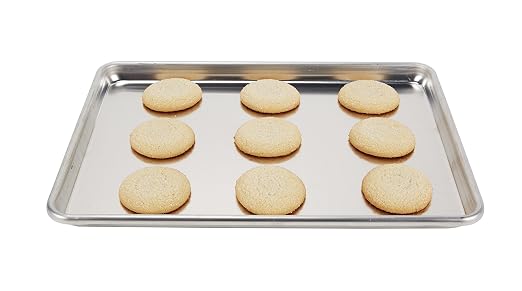 Vollrath Wear-Ever Half-Size Sheet Pan, 18-Inch x 13-Inch, Open-Bead, Aluminum, NSF