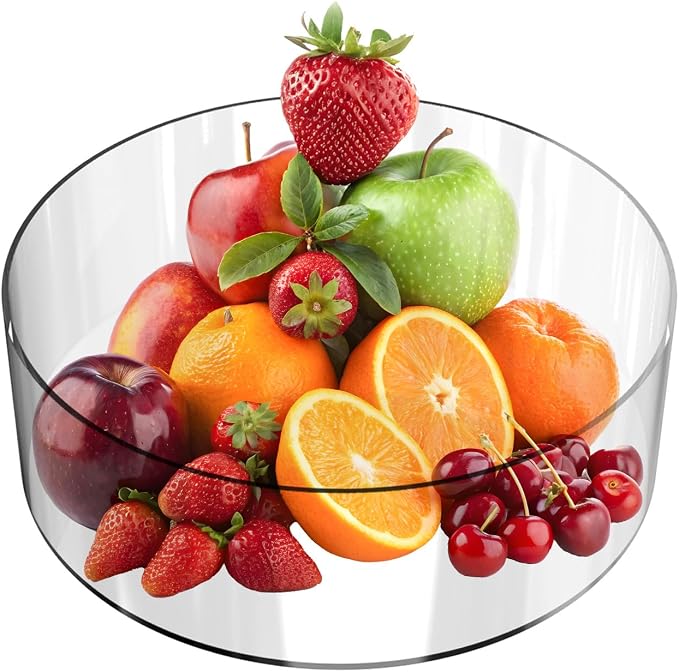 2 PCS Acrylic Clear Cake Stand Round 8 Inch 12 Inch Cake Display Stand with Lid Fillable Tier Cylinder Box for Wedding Birthday Baby Shower Party (8" & 12")