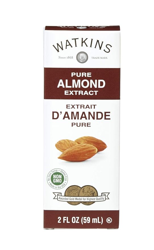 Watkins Clear Vanilla Flavor (11 fl. oz.) and Watkins Pure Almond Extract (2 Fl Oz)