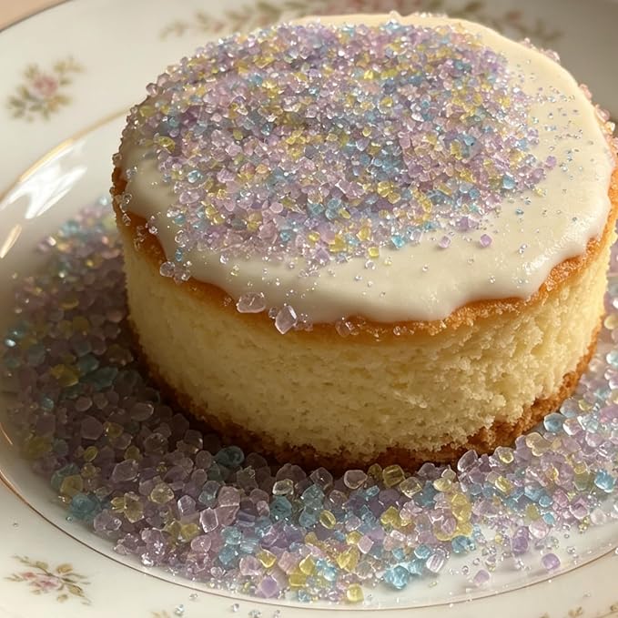 Edible Pastel Sanding Sparkling Course Sugar Sprinkles 142g/ 5.01oz Pastel Sprinkles Sanding Sugar for Baking, Cookies, Cupcakes, Ice Cream Topping and Rimming Sugar